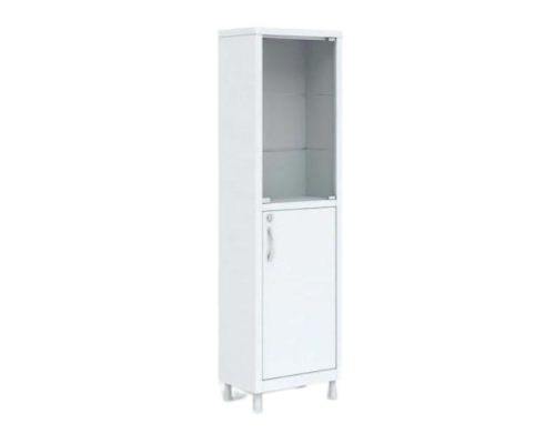 Шкаф медицинский ТОО "Альфа Плюс" ШМ-1101, 40х40х170 см, белый